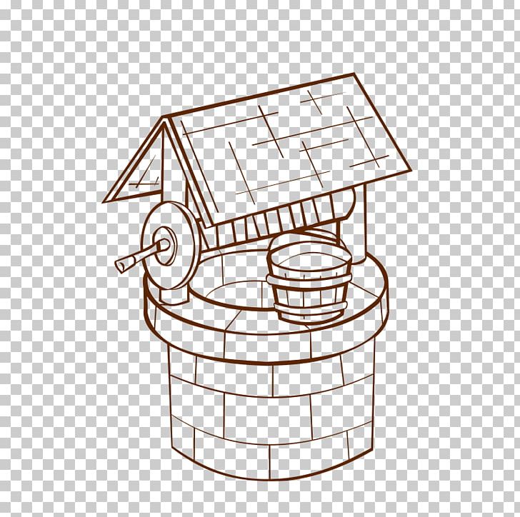 Water Well PNG, Clipart, Angle, Area, Black And White, Coloring Book, Drawing Free PNG Download