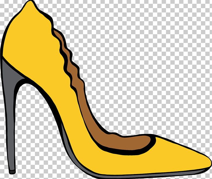 Shoe High-heeled Footwear Yellow PNG, Clipart, Accessories, Area, Brand, Brogue Shoe, Happy Birthday Vector Images Free PNG Download