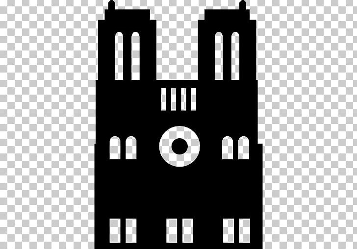 Notre-Dame De Paris Computer Icons Monument PNG, Clipart, Black, Black And White, Brand, Cathedral, Computer Icons Free PNG Download