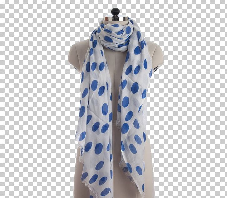 Polka Dot Scarf Fashion Blue PNG, Clipart,  Free PNG Download