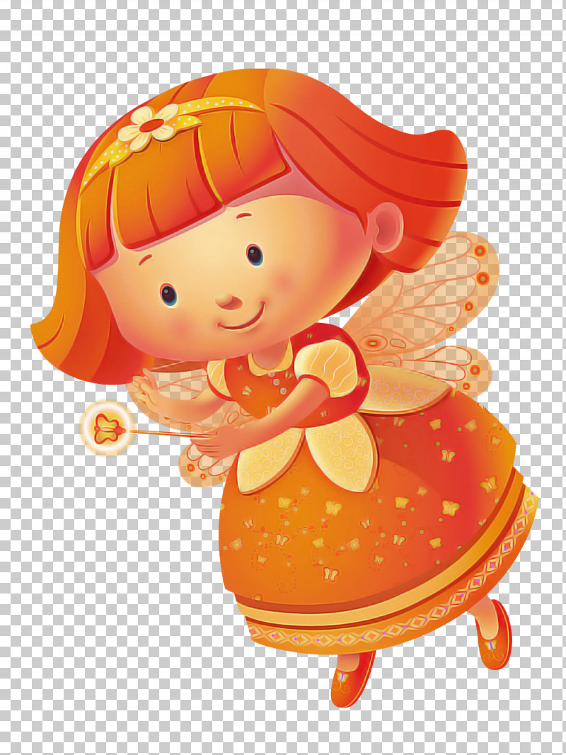 Orange PNG, Clipart, Angel, Cartoon, Doll, Figurine, Orange Free PNG Download