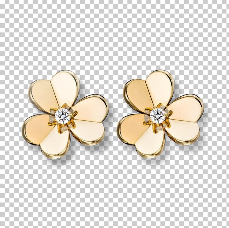 Earring Van Cleef & Arpels Diamond Gold Jewellery PNG, Clipart, Body Jewelry, Cartier, Chaumet, Colored Gold, Diamond Free PNG Download