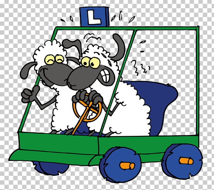 Rijschool Sheep Cartoon Driver's Education Lesauto PNG, Clipart,  Free PNG Download