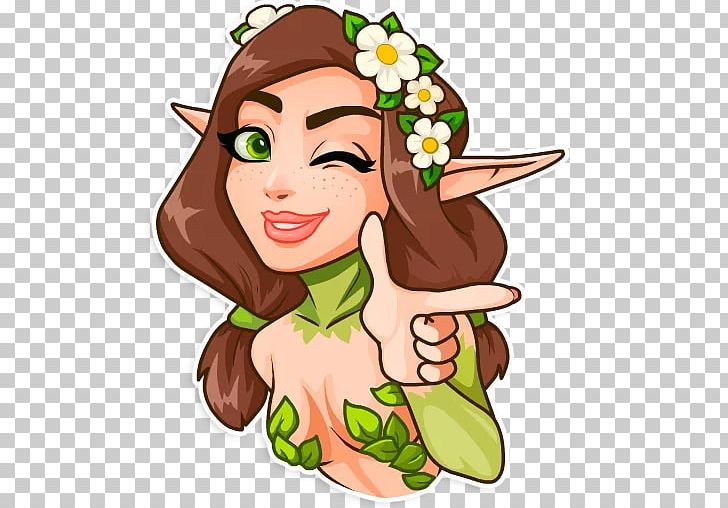 Telegram Sticker Nymph Messaging Apps PNG, Clipart, Art, Cactaceae, Face, Fictional Character, Finger Free PNG Download