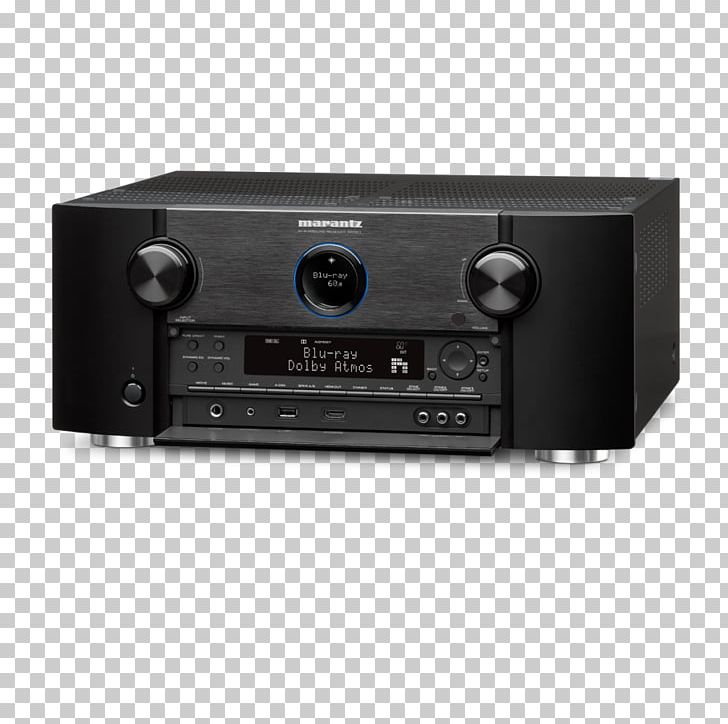 AV Receiver Marantz Audio Video Receiver Audio Video Component Receiver Black Sr Marantz SR7010 Home Theater Systems PNG, Clipart, Amplifier, Audio, Audio Equipment, Electronic Device, Electronics Free PNG Download