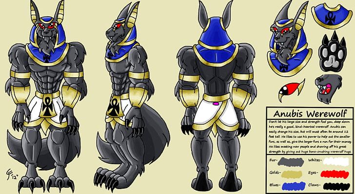 Anubis Werewolf Muscle Ankh PNG, Clipart, Ankh, Anubis, Armour, Cambiante, Color Free PNG Download