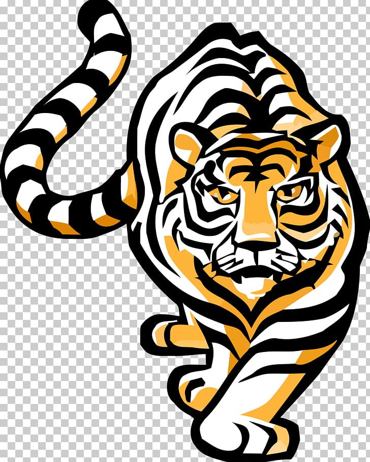 J.P. Case Middle School Tiger Williston Middle School National Secondary School PNG, Clipart, Animals, Artwork, Big Cats, Black And White, Carnivoran Free PNG Download