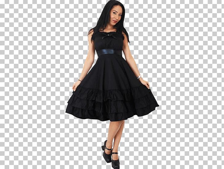 Little Black Dress Clothing Gothic Fashion Ruffle PNG, Clipart, Black, Blouse, Clothing, Cocktail Dress, Day Dress Free PNG Download