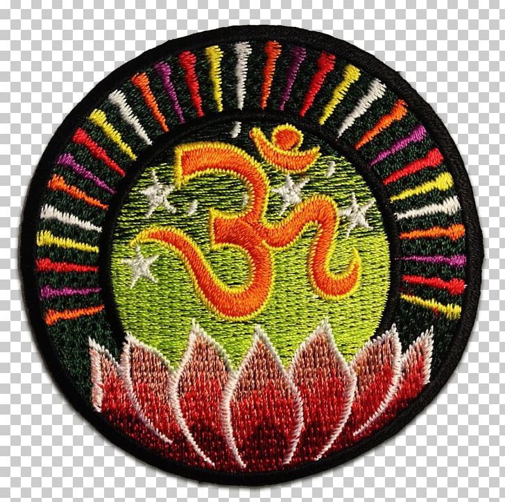 Embroidered Patch Symbol Om Color Meditation PNG, Clipart, Badge, Black, Blue, Color, Embroidered Patch Free PNG Download