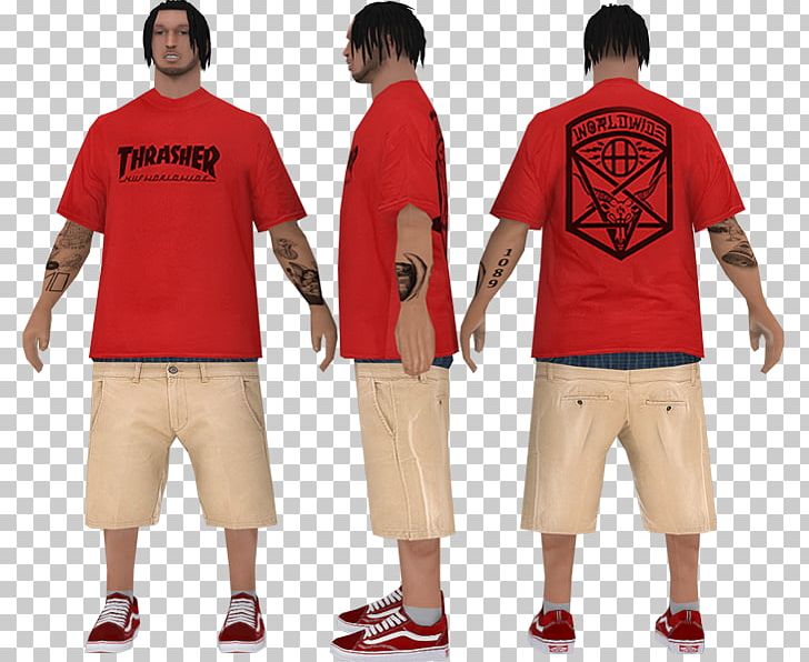 Thrasher San Andreas Multiplayer Grand Theft Auto: San Andreas Jersey T-shirt PNG, Clipart, Boy, Child, Clothing, Costume, Grand Theft Auto Free PNG Download