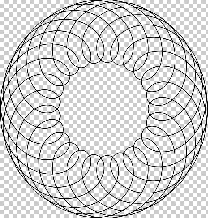 Circle Rosette PNG, Clipart, Angle, Area, Art, Black And White, Circle Free PNG Download