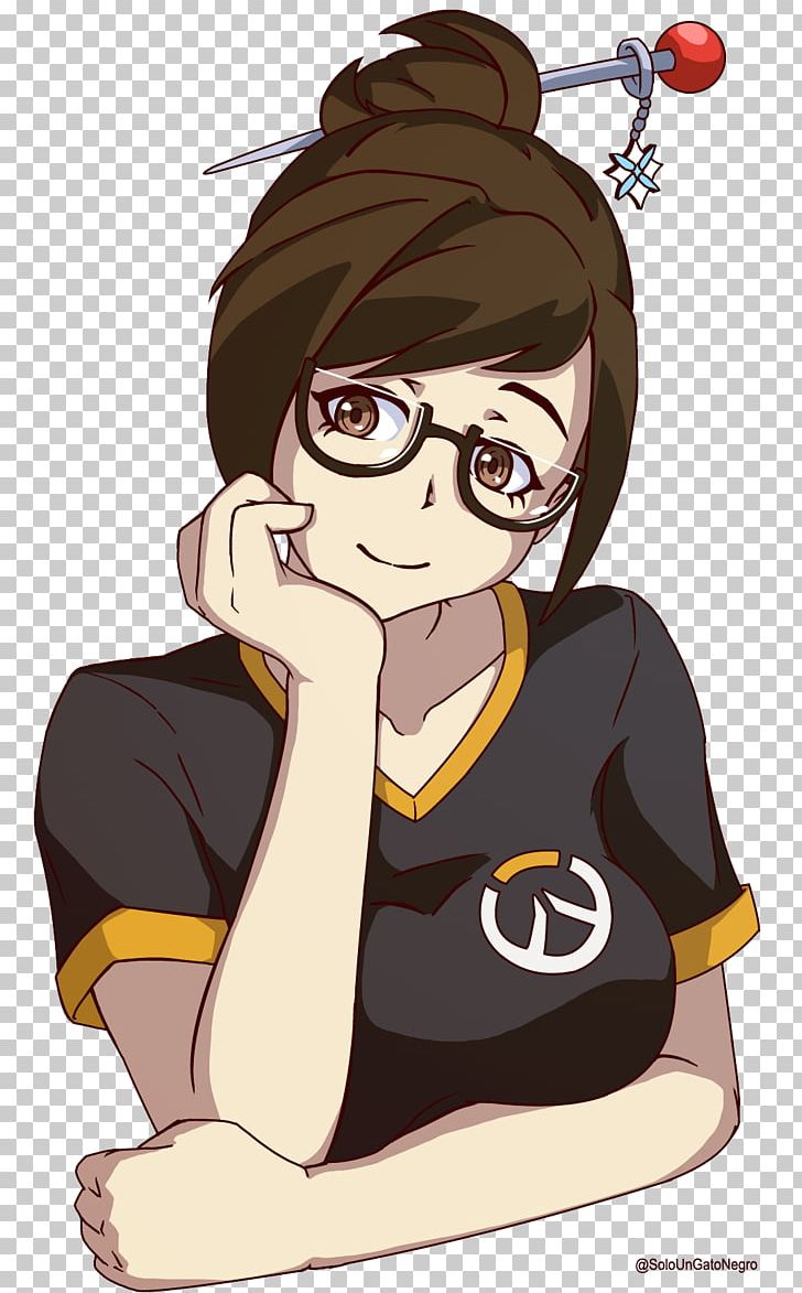 Overwatch Mei Fan Art Game PNG, Clipart, Arm, Art, Black Hair, Brown Hair, Cartoon Free PNG Download