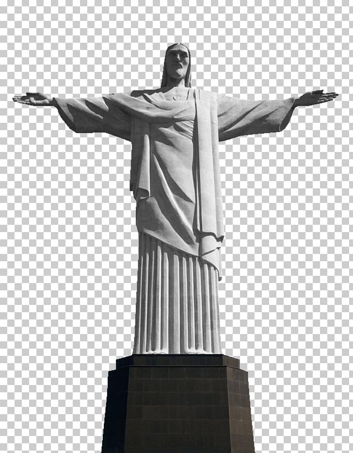 Christ The Redeemer Corcovado Christ The King New7Wonders Of The World Statue PNG, Clipart, Black And White, Brazil, Classical Sculpture, Cross, Crucifix Free PNG Download