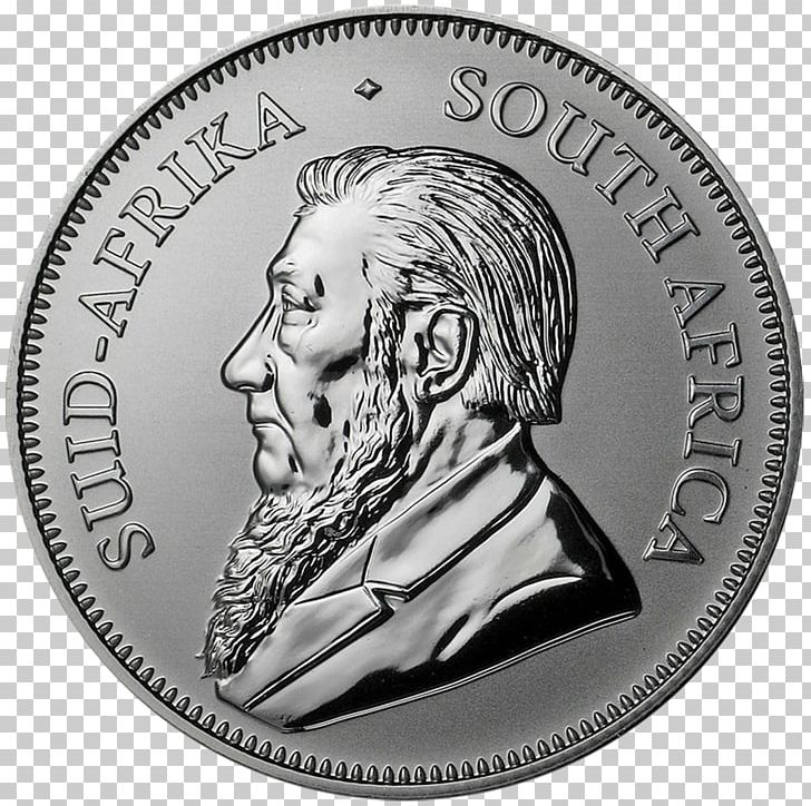 Silver Coin Silver Coin Krugerrand South Africa PNG, Clipart, Australian Silver Kookaburra, Black And White, Bullion, Bullion Coin, Canadian Gold Maple Leaf Free PNG Download