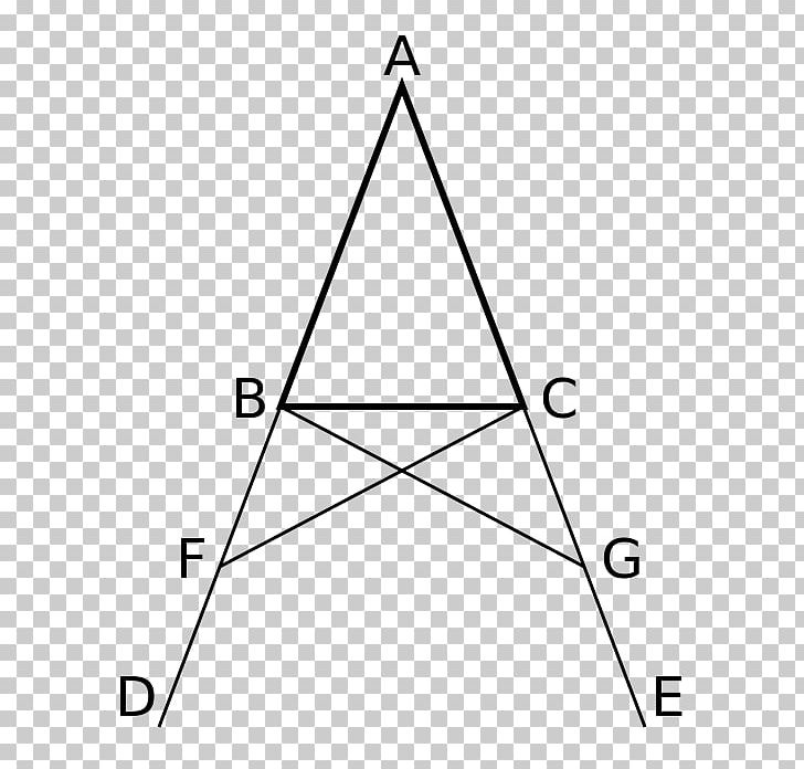 Euclid's Elements Triangle Pons Asinorum Proposition PNG, Clipart, Angle, Area, Art, Black And White, Circle Free PNG Download