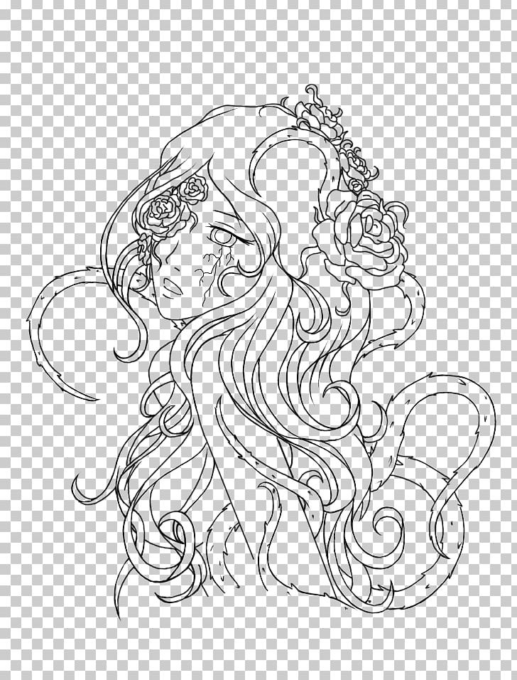 Line Art Drawing Visual Arts Rose PNG, Clipart, Arm, Art, Artwork, Black, Black And White Free PNG Download