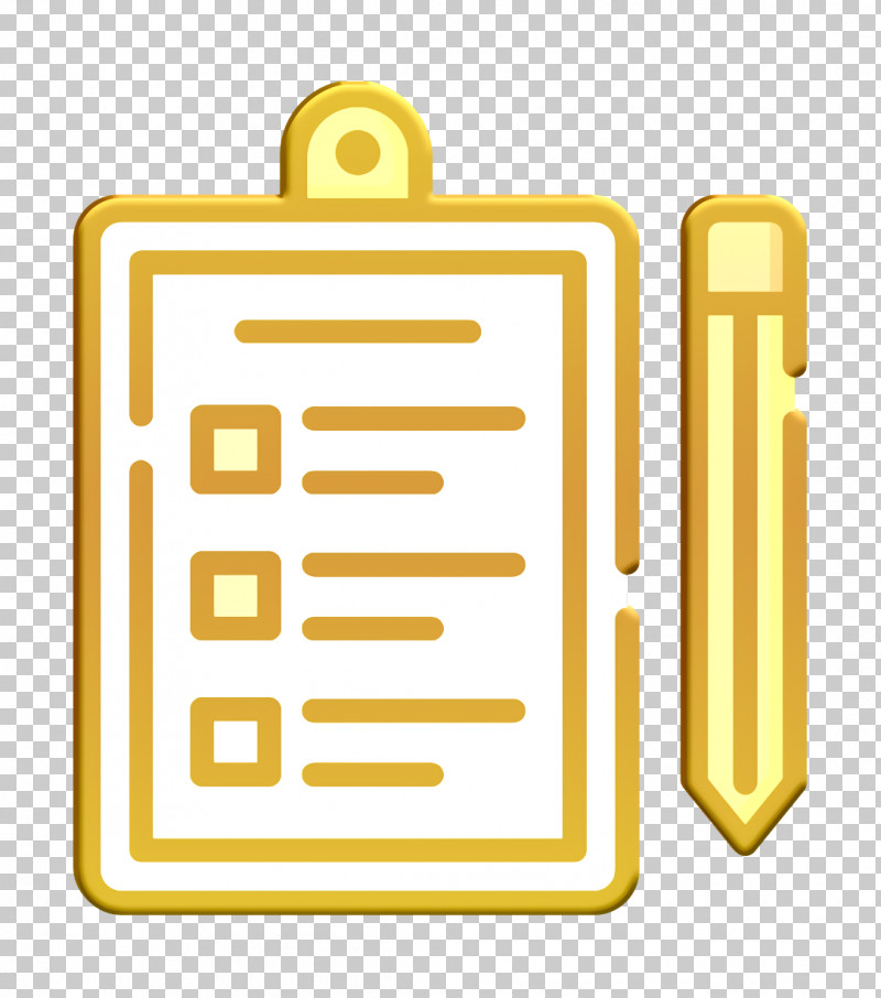 Test Icon Academy Icon Questionnaire Icon PNG, Clipart, Academy Icon, Questionnaire Icon, Test Icon, Text, Yellow Free PNG Download