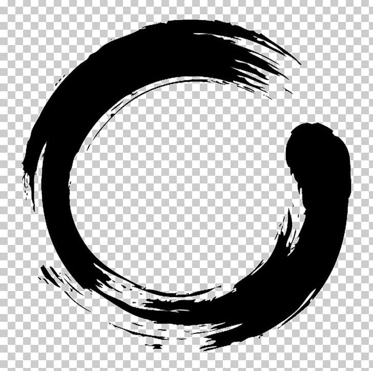 Zen Circle Drawing Symbol PNG, Clipart, Black, Black And White, Calligraphy, Circle, Computer Wallpaper Free PNG Download