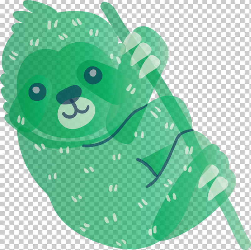 Green PNG, Clipart, Green, Watercolor Sloth Free PNG Download