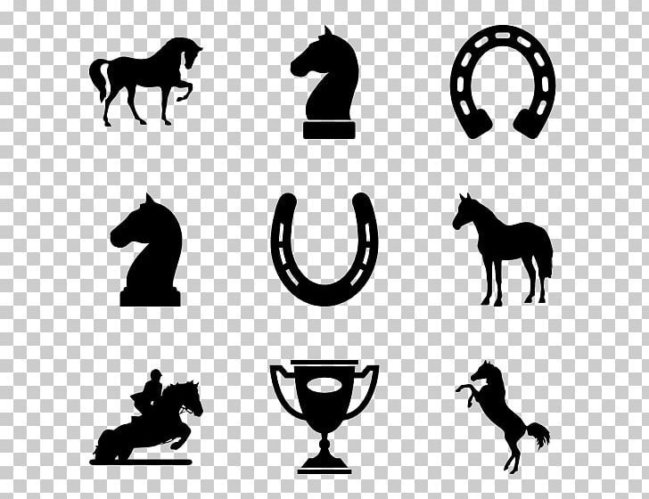 Mustang Pony Computer Icons Black PNG, Clipart, Ani, Black, Black And White, Carnivoran, Cat Like Mammal Free PNG Download