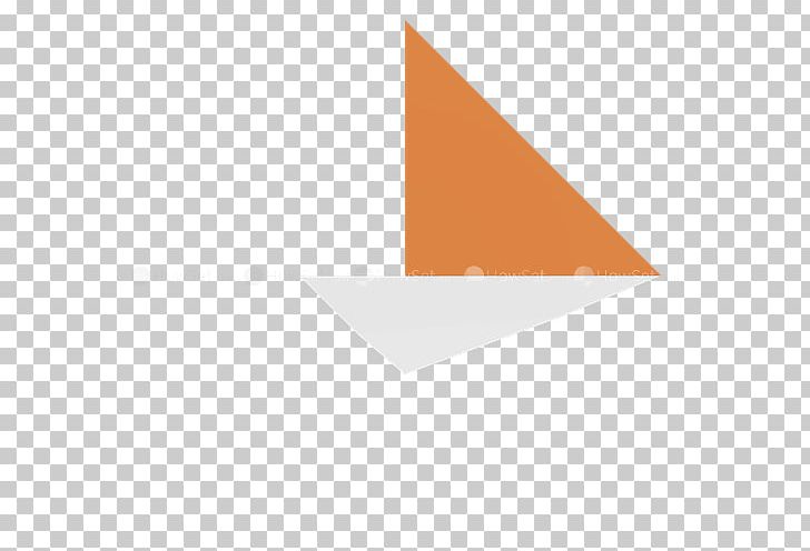 Paper Triangle Origami PNG, Clipart, Angle, Boat, Brand, Line, Orange Free PNG Download