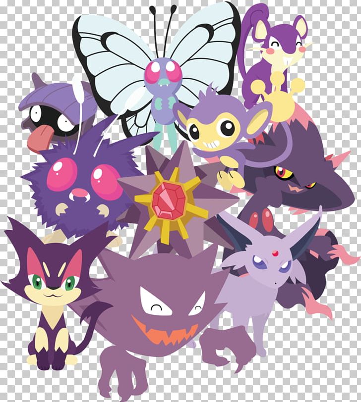 Pokémon Roselia Haunter Furret PNG, Clipart, Art, Butterfly, Cartoon, Cat, Cat Like Mammal Free PNG Download
