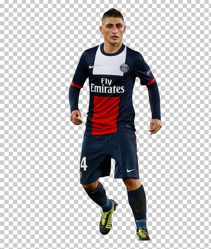 Marco Verratti Paris Saint-Germain F.C. Jersey Soccer Player Football Player PNG, Clipart, Ball, Blue, Clothing, Football, Football Player Free PNG Download