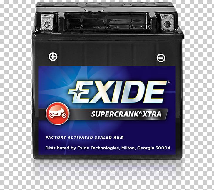 Electric Battery Exide SuperCRANK Select Motorcycle Battery 9-BS Exide SuperCRANK Battery VRLA Battery PNG, Clipart, Battery, Electronic Device, Electronics Accessory, Exide, Motorcycle Free PNG Download