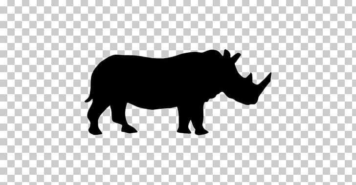 Black Rhinoceros Silhouette White Rhinoceros PNG, Clipart, Animal, Animals, Art, Black And White, Black Rhinoceros Free PNG Download