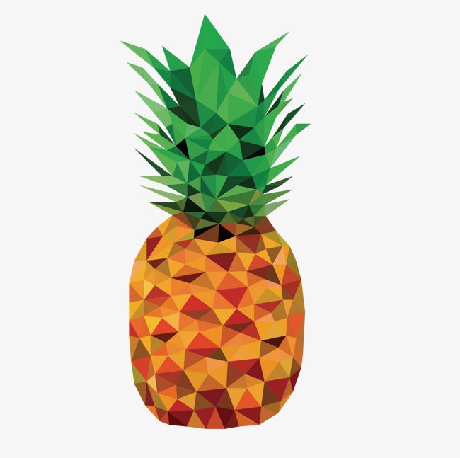 Three-dimensional Pineapple Decoration PNG, Clipart, Are, Blocks, Color, Decoration, Decoration Clipart Free PNG Download