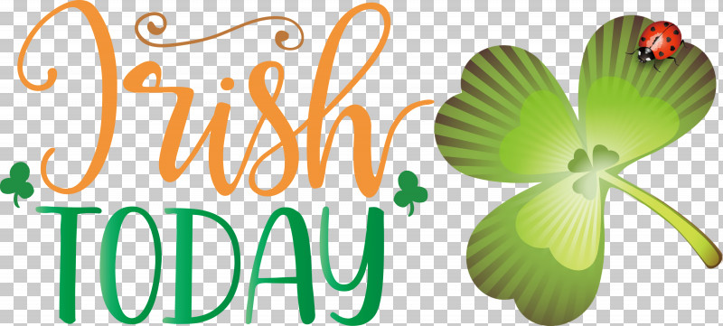 Irish Today St Patricks Day Saint Patrick PNG, Clipart, Flower, Green, Insect, Leaf, Logo Free PNG Download