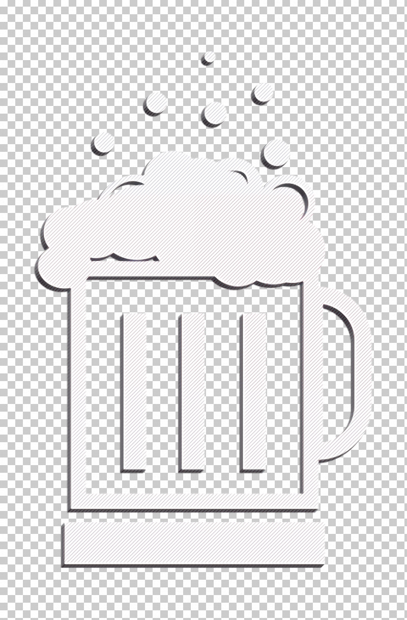 Jar Of Beer With Lot Of Foam Icon Alcohol Icon Celebrations Icon PNG, Clipart, Alcohol Icon, Black, Black And White, Celebrations Icon, Food Icon Free PNG Download