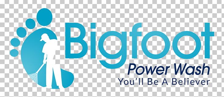 Logo Pressure Washing Bigfoot Brand Product Design PNG, Clipart, Aqua, Bigfoot, Blue, Brand, Graphic Design Free PNG Download