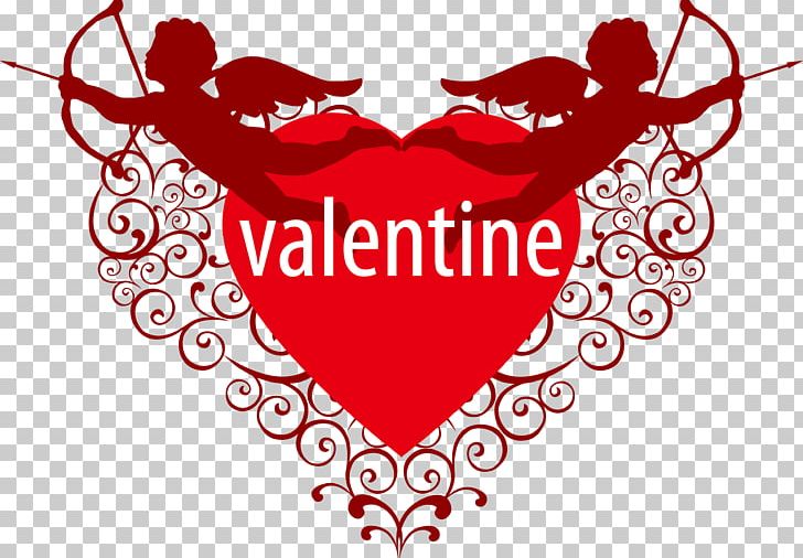 Valentine's Day Heart Cupid Qixi Festival PNG, Clipart, Brand, Color Scheme, Cupid, Design, Dia Dos Namorados Free PNG Download