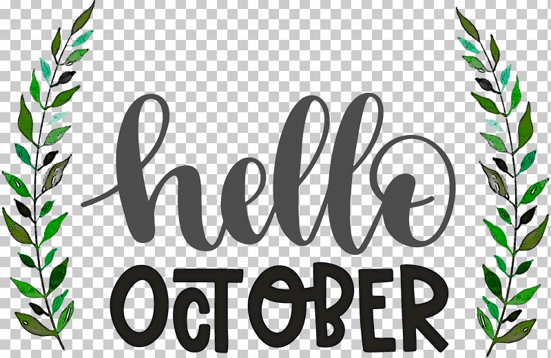Hello October Autumn PNG, Clipart, Autumn, Biology, Commodity, Flower, Grasses Free PNG Download