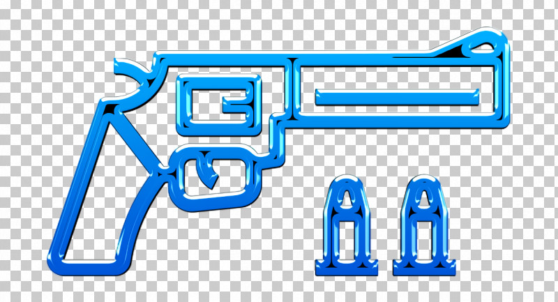 Gun Icon Game Elements Icon PNG, Clipart, Electric Blue, Game Elements Icon, Gun Icon, Line, Text Free PNG Download