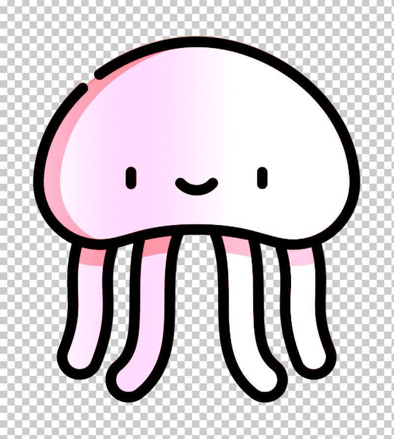 Tropical Icon Jellyfish Icon Animal Icon PNG, Clipart, Animal Icon, Cartoon, Facial Expression, Head, Jellyfish Icon Free PNG Download