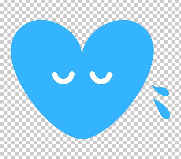 Blue Crying Heart. PNG, Clipart, Azure, Blue, Computer, Computer Icons, Computer Wallpaper Free PNG Download