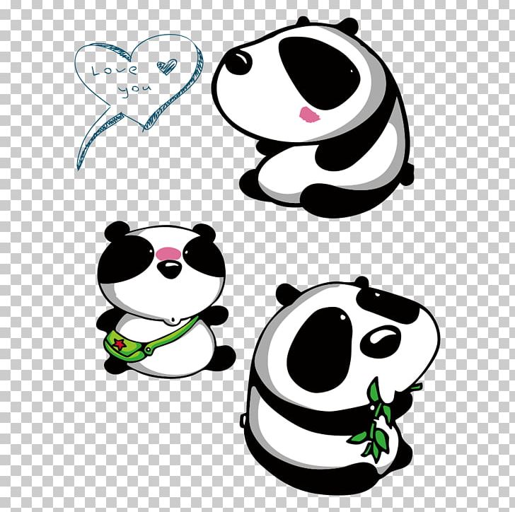 Giant Panda Cartoon PNG, Clipart, Animal, Animals, Baby Panda, Bamboo ...