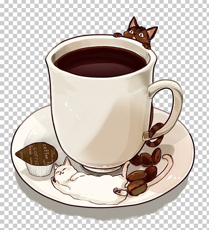 Coffee Tea Cafe Hot Chocolate Drink PNG, Clipart, Beans, Black Drink, Cafe, Caffeine, Cat Free PNG Download