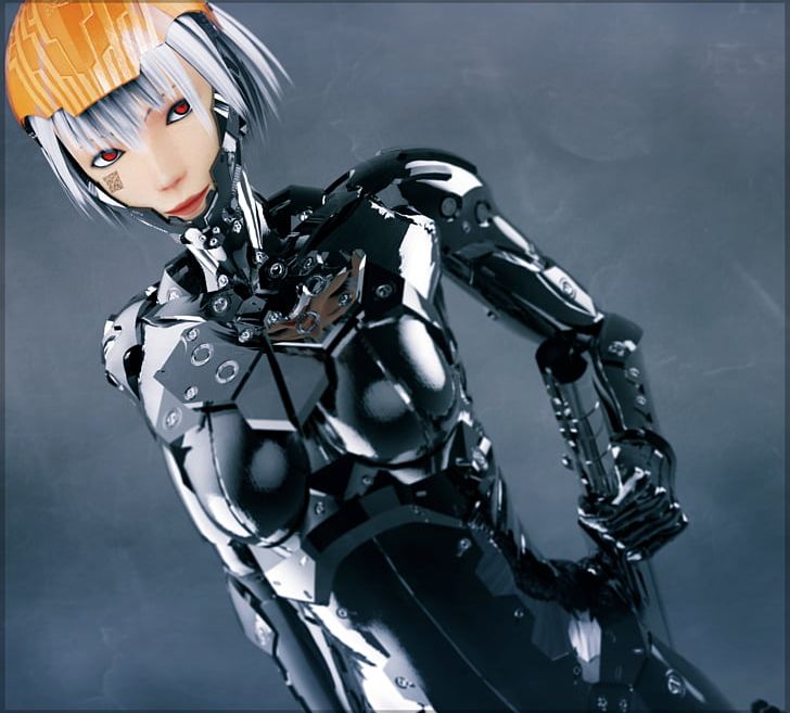 haha funny robot turns into cute anime girl  rUltrakill
