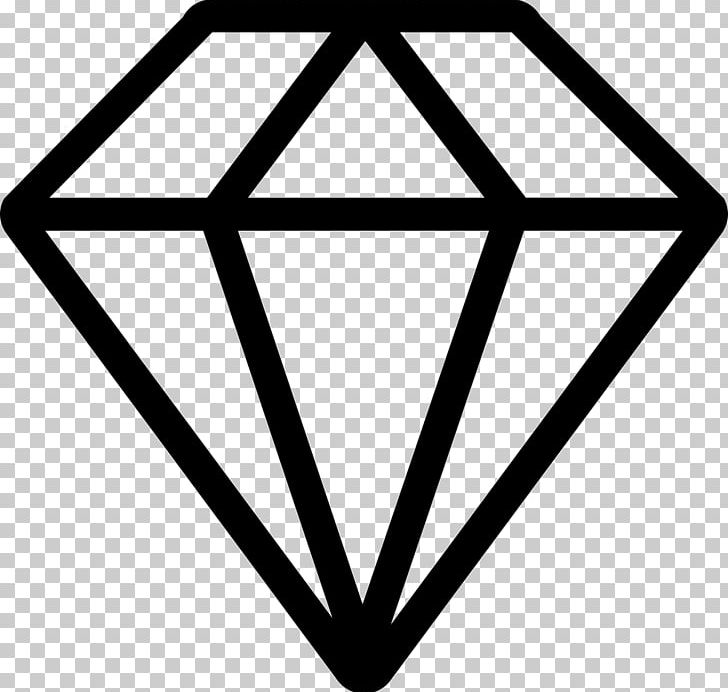 Diamond Gemstone Computer Icons PNG, Clipart, Angle, Area, Black, Black And White, Clip Art Free PNG Download