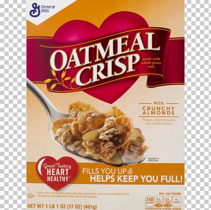 Breakfast Cereal General Mills Oatmeal Crisp Crunchy Almond PNG, Clipart, Almond, Breakfast, Breakfast Cereal, Cheerios, Cinnamon Toast Crunch Free PNG Download