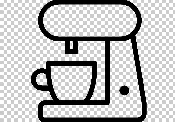 Coffeemaker Computer Icons Cafe Drink PNG, Clipart, Area, Artwork, Black, Black And White, Breakfast Free PNG Download