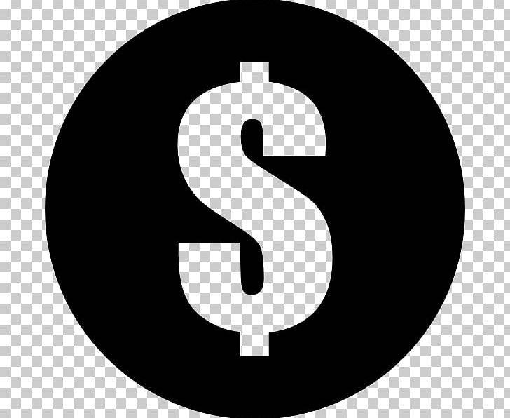 Dollar Sign United States Dollar Dollar Coin PNG, Clipart, Area, Australian Dollar, Black And White, Brand, Circle Free PNG Download