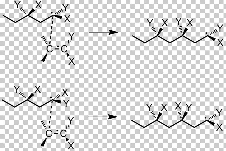 Radical Polymerization Homolysis Chemistry PNG, Clipart, Angle, Anionic Addition Polymerization, Area, Black And White, Chemical Reaction Free PNG Download