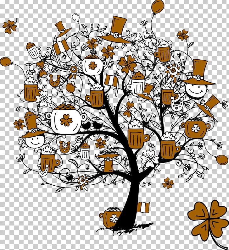 Saint Patrick's Day Drawing PNG, Clipart, Branch, Brown, Christmas, Christmas, Christmas Frame Free PNG Download