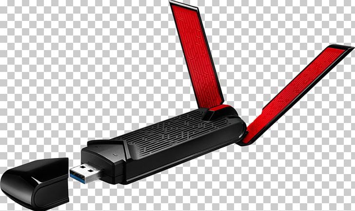 Asus Usbac68 Dualband Ac1900 Usb 3.0 Wifi Adapter With Included Cradl Wi-Fi ASUS PCE-AC68 PNG, Clipart, Adapter, Asus, Computer, Electronics, Electronics Accessory Free PNG Download