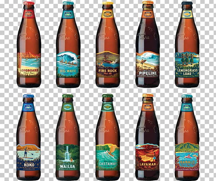 Beer Kona Brewing Company Kailua Bottle Fire Rock Pale Ale PNG, Clipart, Alcoholic Beverage, Alcoholic Drink, Beer, Beer Bottle, Beer Brewing Grains Malts Free PNG Download