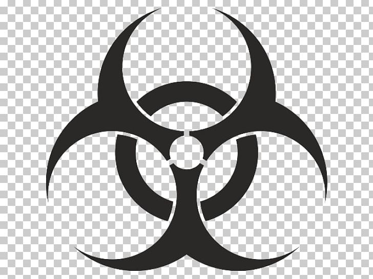 Biological Hazard PNG, Clipart, Artwork, Biological Hazard, Biology, Biomedicine, Black And White Free PNG Download